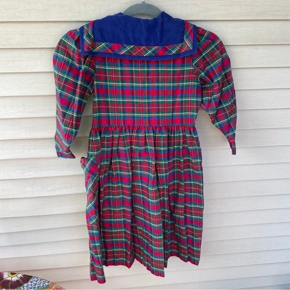 VINTAGE Cottontail Originals Plaid Dress Size 6X - Picture 5 of 7